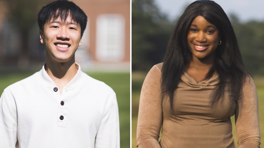 Kenny Mok ‘25 and Onyinyechi Owo ‘25