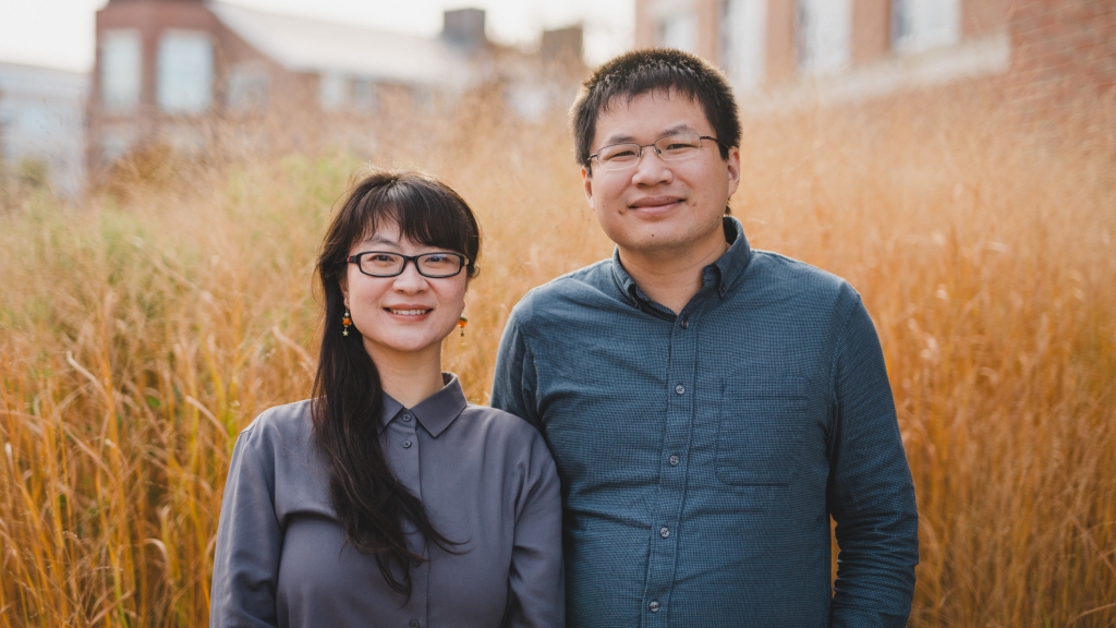 Jiahui Guo, left, and Feilong Ma,